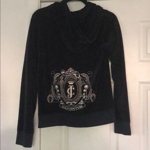 Juicy Couture Zip Up Hoodie Navy
